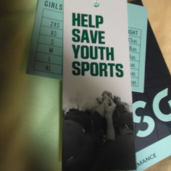 BNWT LEGGINGS BY DICKS SPORTING GOODS SZ.LG (GIRLS) NEON GREEN/ YELLOW SOFT - Picture 7 of 7